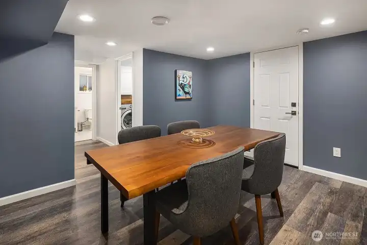 Many options available in the basement for a separate living area if you choose.