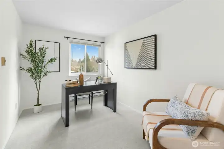 Bed #3 on the second level with a closet.