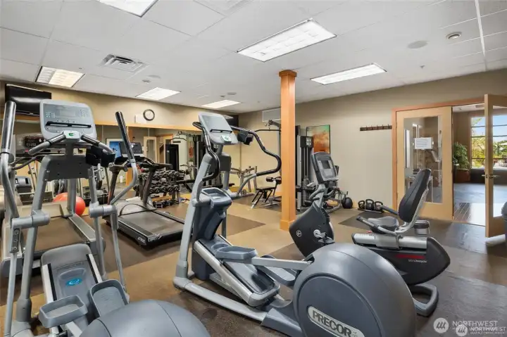 Primary clubhouse boasting a 34-seat movie theater, gym, full kitchen, recreational areas, outdoor swimming pool and hot tub. There is a 2nd clubhouse that I do not have pictures of, it is smaller but has similar amenities less the 34-seat theater.