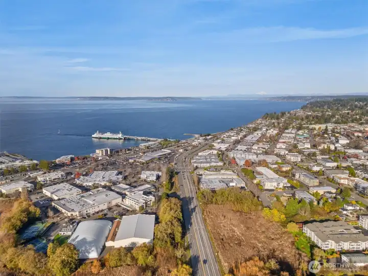 View of a portion of Downtown Edmonds and the ferries. Just minutes from the unit.     WELCOME HOME TO POINT EDWARDS!!!