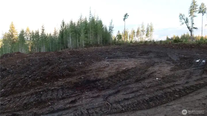 Driveway going up to the top