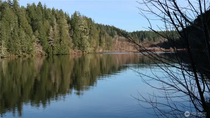 Dewatto Bay going to the property only 2 miles away