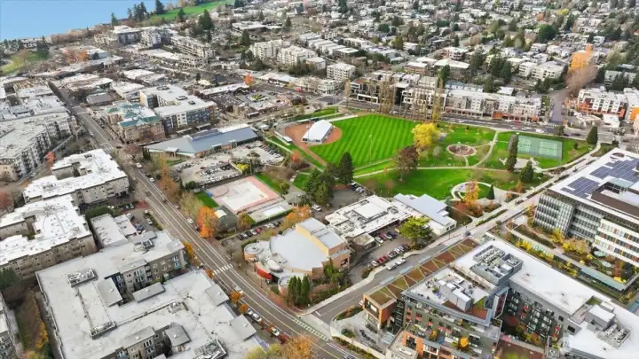 In the heart of downtown Kirkland.