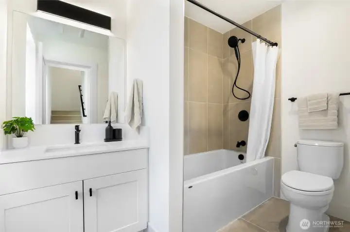 Photos of Staged Model Home, current home not staged.