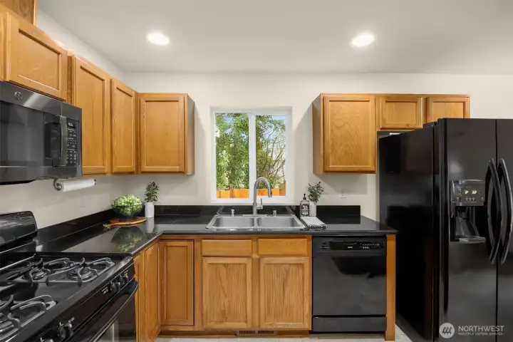 As seen from the living area.