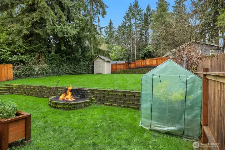 Small greenhouse to winter-over your favorite plants.