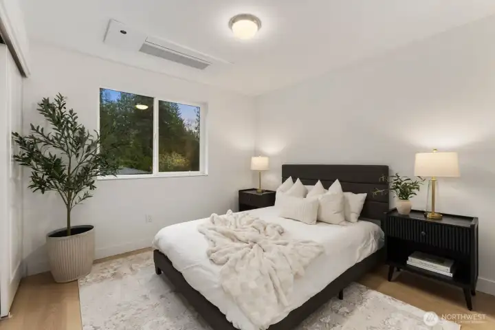 Well-sized secondary bedrooms with flexibility