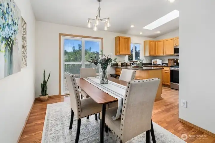 Dining Area Leads To Your Back Deck. Dining Area Leads To Your Back Deck.