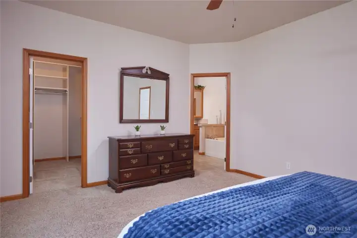 Your own private oasis to relax and enjoy. Complete with a walk-in closet and 5-piece primary bathroom.