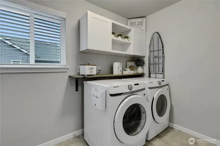 Upstairs Laundry Room