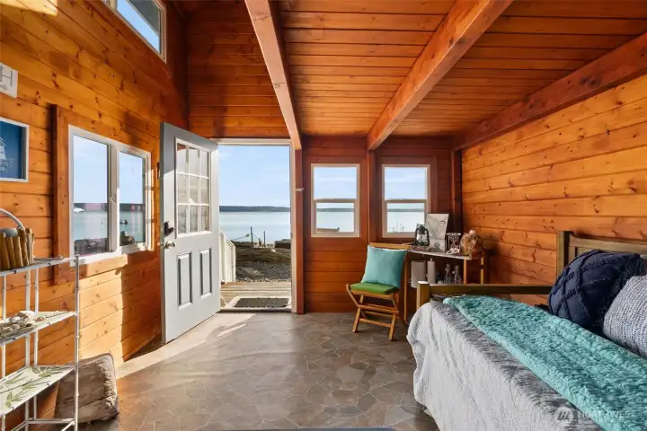 The comfort and charm of this incredible beachside structure has to be seen in person. A place to camp, rest, relax, and let the world pass by.