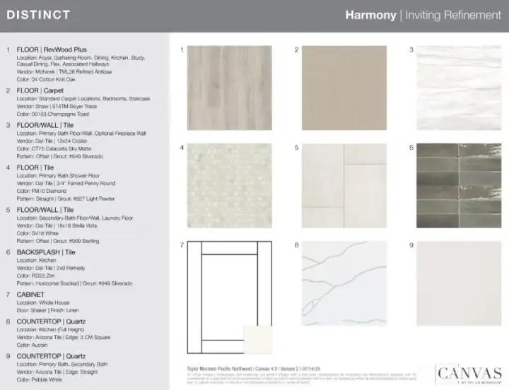 13317 129th Street NE design selections! This home is currently under construction and selections are subject to change.