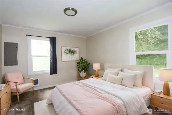 Staged bedroom #1 Staged bedroom #1