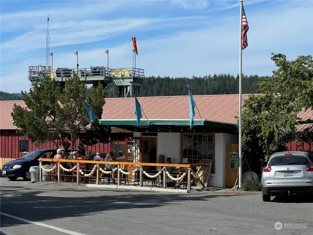 New watering hole located at the landing entices you over on a hot summer day.