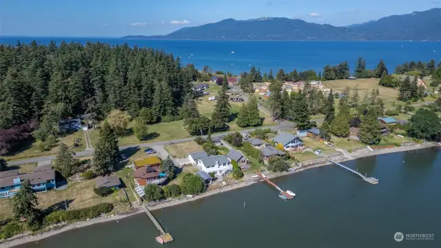 Looking north east at the Chuckanut mountains.