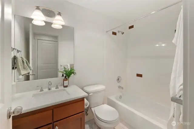 First floor full bathroom