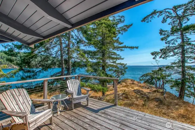 Private deck from primary suite.