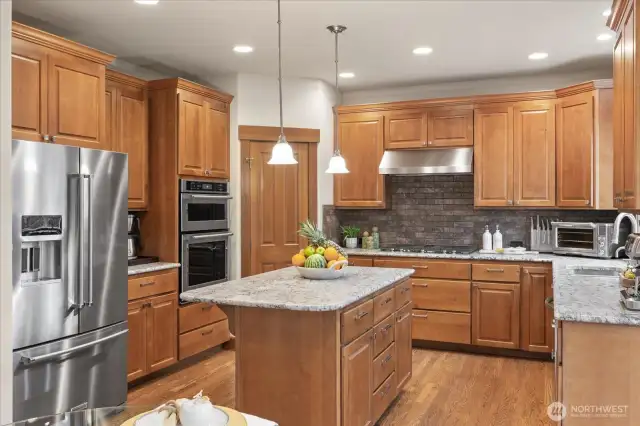 Chef's Kitchen with Quality appliances.