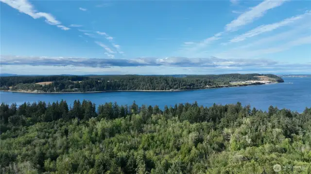 Top of the island view.