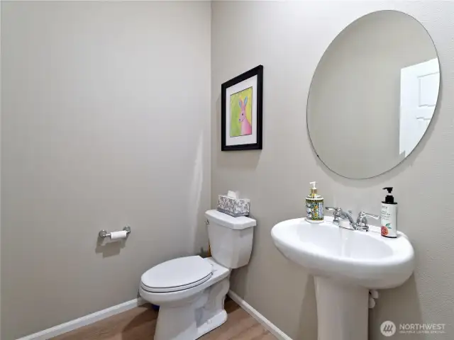 Main floor powder room