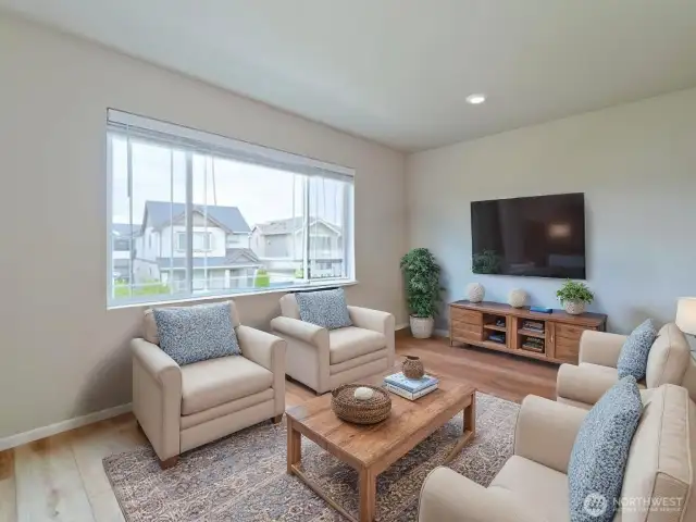2nd floor loft virtually staged