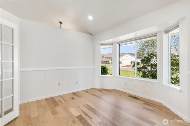 Office with Front Yard Views