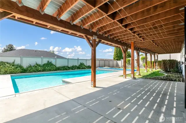 Covered Patio off of Lower Level Family Room