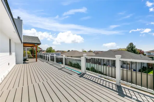 New Deck as Seen  from Primary Suite Access