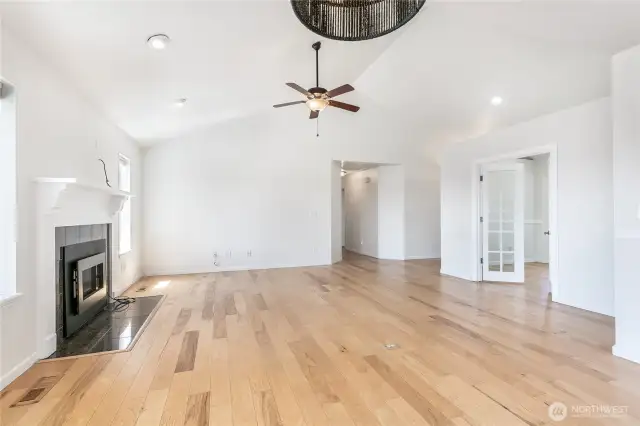 Family Room - Office Door on Right