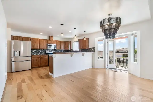Updated Kitchen | Deck Access on Right