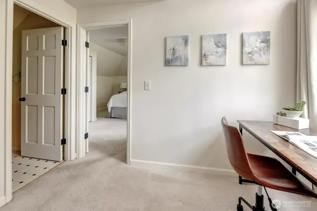 Bonus suite includes work space and 3/4 bath