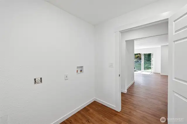 Downstairs utility room