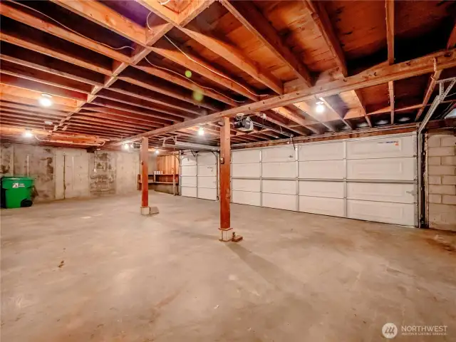 3 CAR GARAGE...IMAGINE WHAT YOU COULD FILL THIS WITH