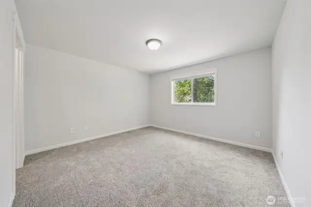 Bedroom #2 with large walk in closet!