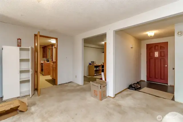 Main entry upper level