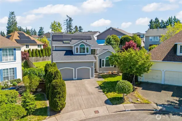 Enjoy peace of mind at this 4-bed, 2.5-bath home with newly installed solar panels, lifetime roof & gutters, and newer windows.
