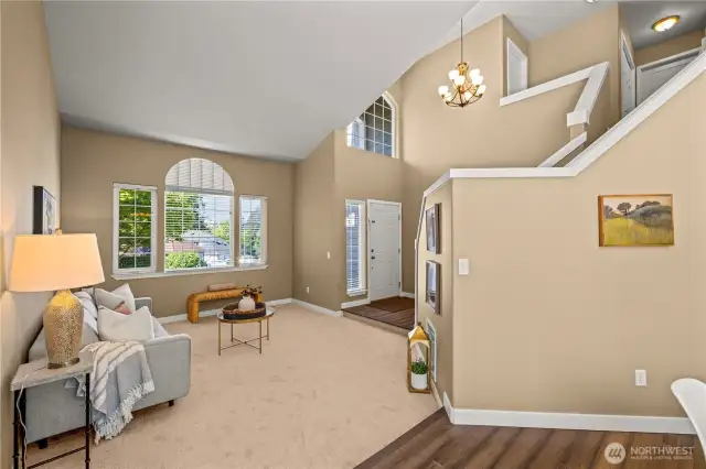 Formal living room and dining room.