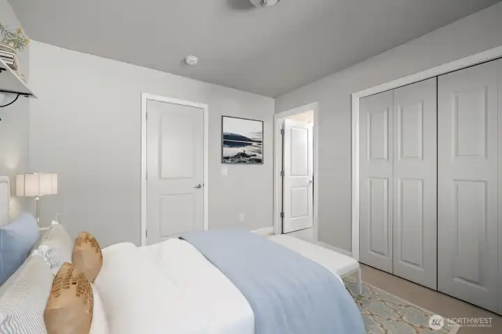 Virtually staged