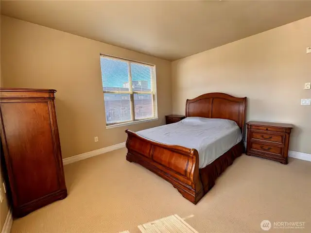 Plenty of room for a king size bed