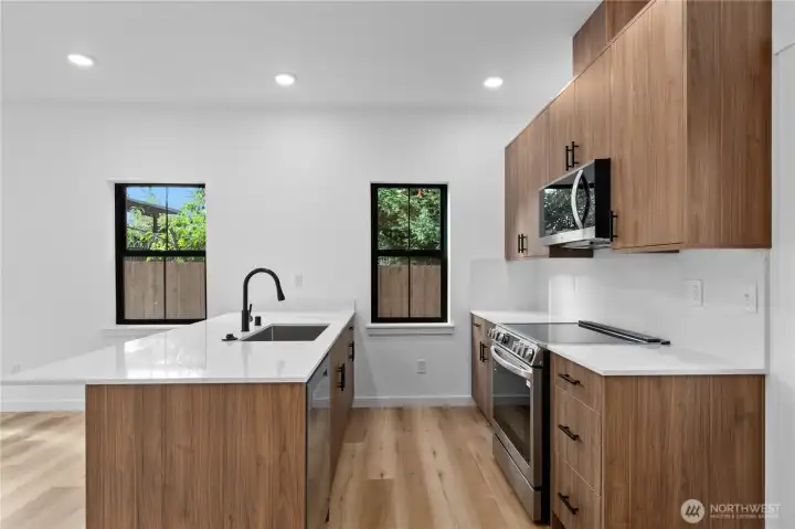 Chic, modern finishes