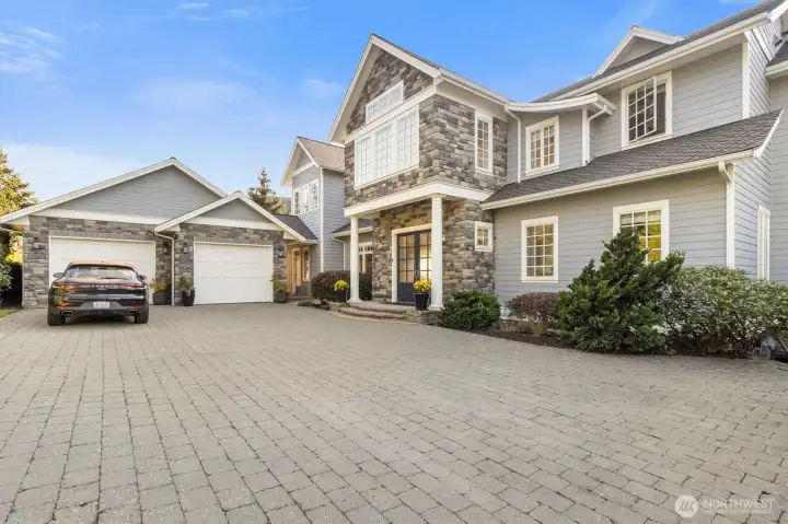 Large driveway