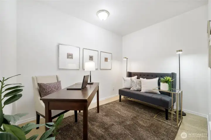 This den is what makes this unit so unique!  Need  home ofice or a quiet space to read?