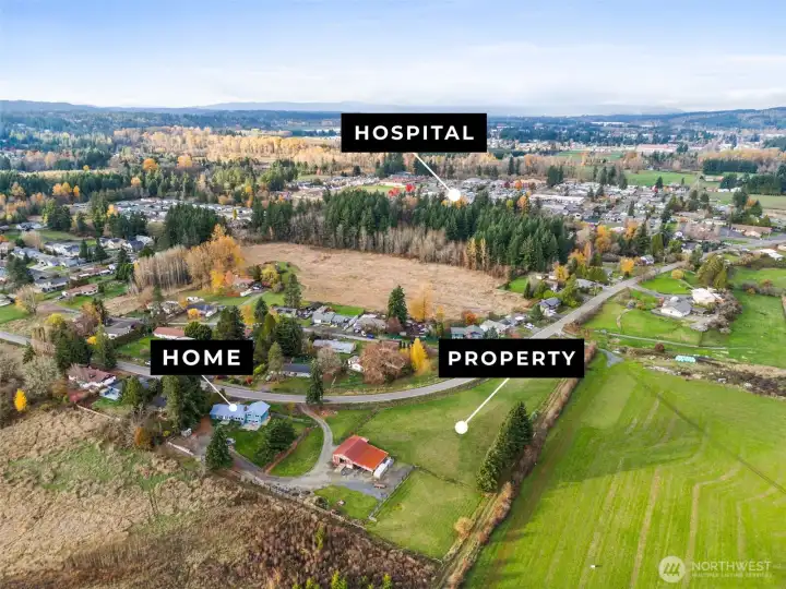 Perfectly located near the hospital, shopping, and with easy commuting access.