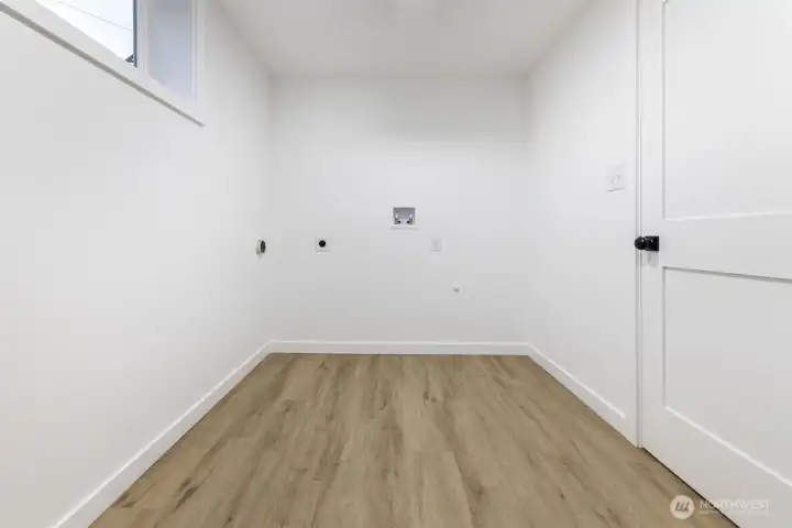 Utilities/laundry room. Washer and dryer not included.