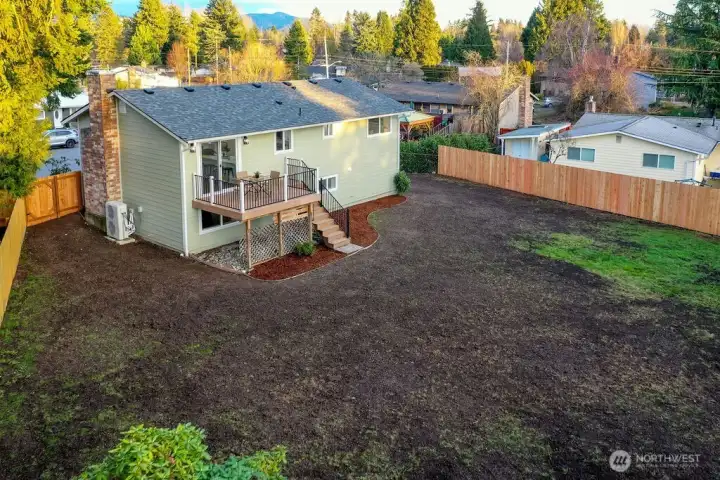 large backyard PRADU eligible