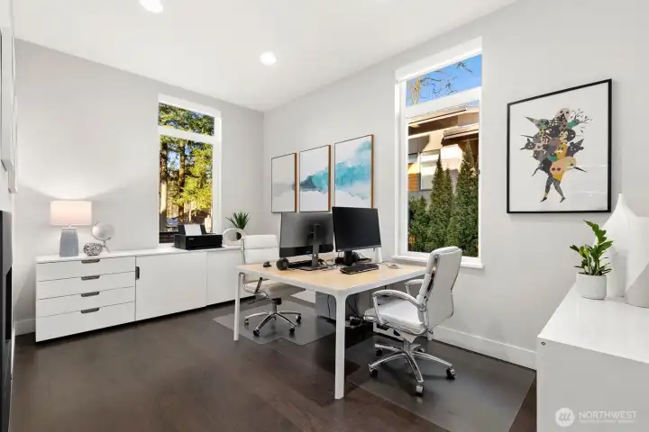 Huge office on the main floor