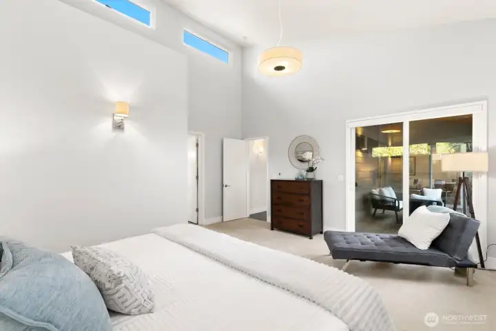 Sip your morning coffee or wind down in the evening on the covered deck