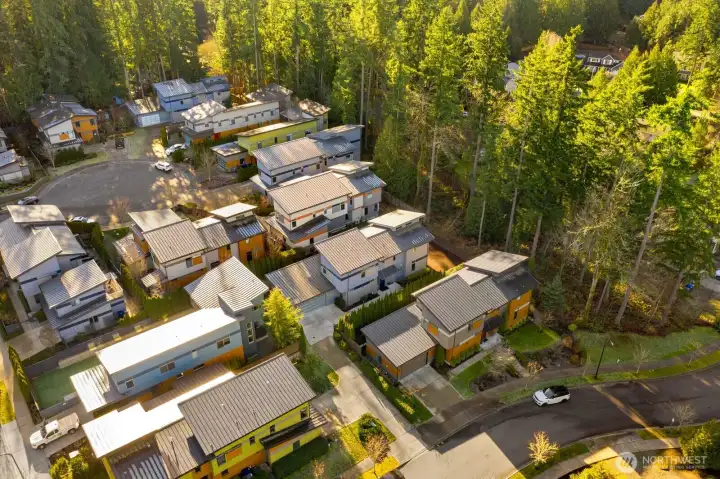 Quiet setting in the middle of established homes, low traffic street