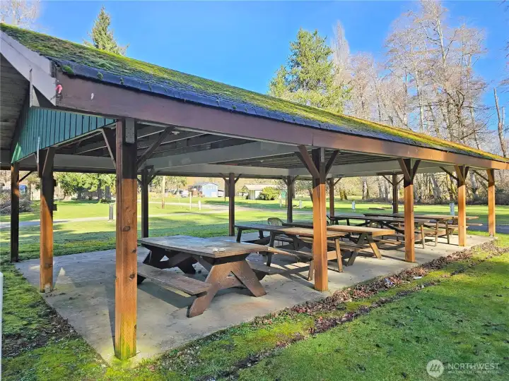 River-park pavilion.