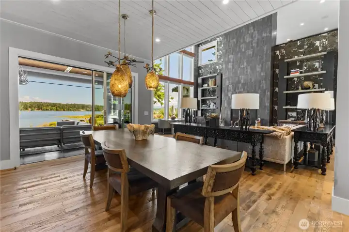 Dining Room – Designer, Michael Aram light fixtures